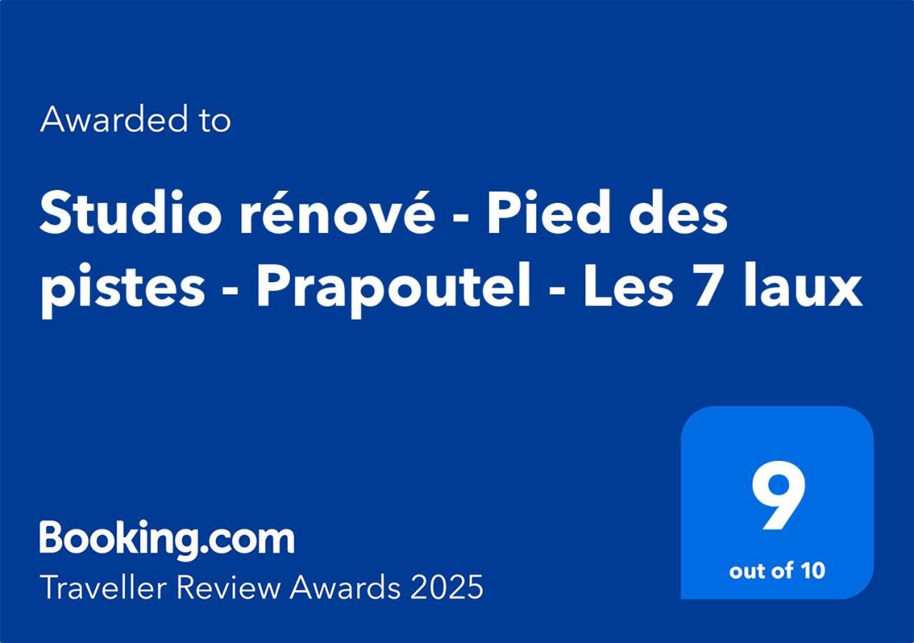 Studio Renove - Pied Des Pistes - Prapoutel - Les 7 Laux Les Adrets Exterior foto